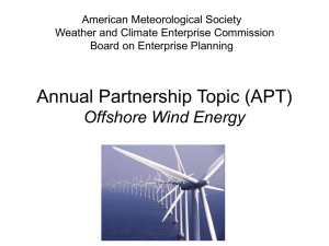 AMS APT on Offshore Wind Energy Committee