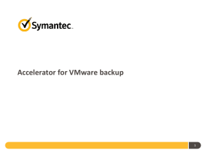 Symantec Backup Exec Blueprints Blueprint