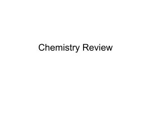 Chemistry Review