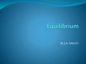 Module 6-7- Equilibrium