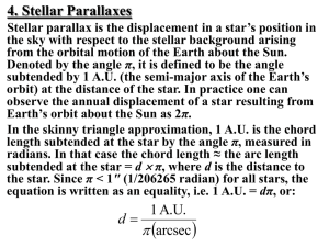 ASTR2100 - Astronomy & Physics