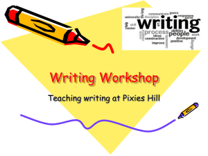 Writing - pixieshill.herts.sch.uk