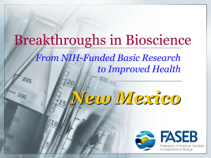 From NIH-Funded Basic Research to Improved Health New Mexico