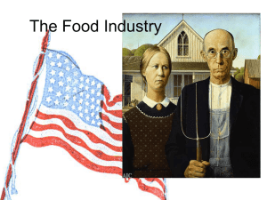 Food Industry in America