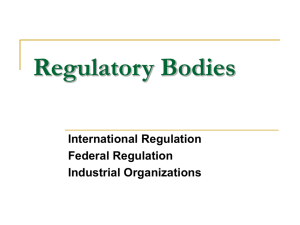 Regulatory Bodies