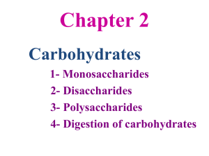 BIOC371 (2-Carbohydrates)