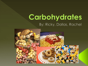 Carbohydrates - Lyons USD 405