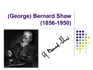 (George) Bernard Shaw (1856
