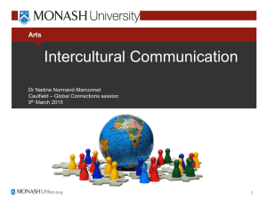 ATS3064 Intercultural Communication