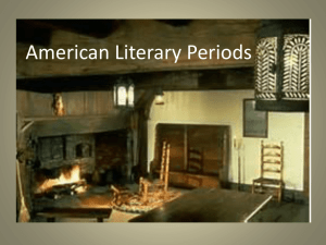 American Literary Periods PP