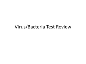 Virus/Bacteria Test Review