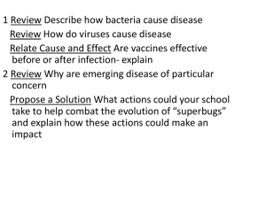 20.3 Diseases Caused by Bacteria and Viruses