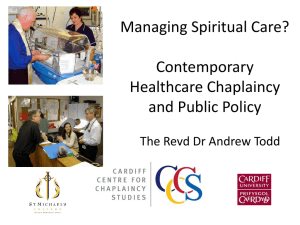 Healthcare Chaplain: advocate for humanity or expert in spiritual care?