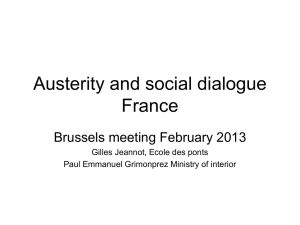 Austerity and Social Dialogue