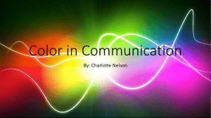 Color in Communication - Charlotte Nelson's ePortfolio