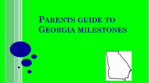 Georgia Milestones