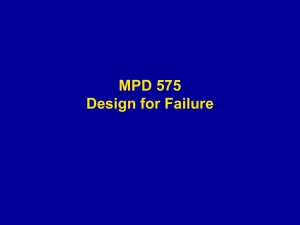Design for Failure - Technical Entrepreneurship Case Studies