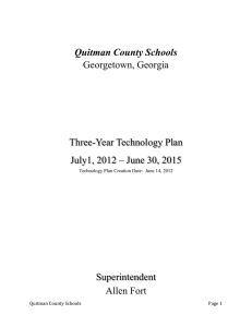 2012-2015 Technology Plan