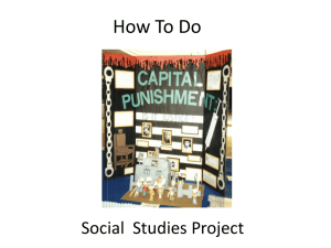 Social Studies Projects