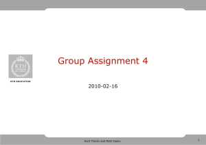 Group Assignment 4