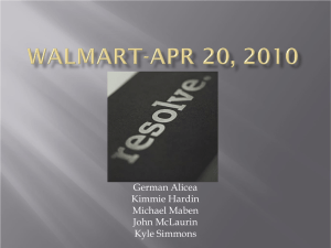 Walmart – June 29, 2007