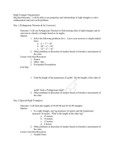 0-1 Right Triangle Trig Plan
