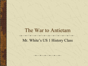The War to Antietam, With SMART Response