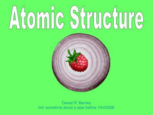 Atomic Structure DRB