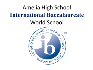 Amelia High School International Baccalaureate World School