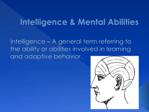 Intelligence & Mental Abilities - landman