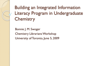 Building an Integrated Information Literacy Program in