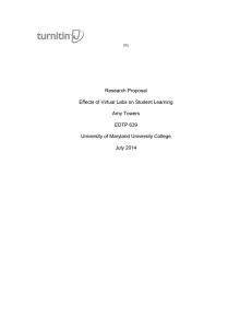 Research Proposal-final - Amy Towers TLBB Amy Towers TLBB