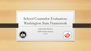 School Counselor Evaluation