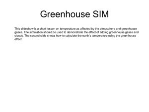 Greenhouse Sim Lecture