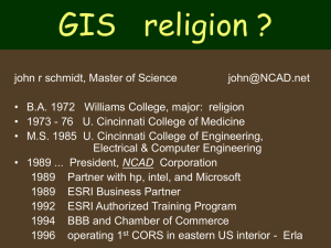 GIS Religion?