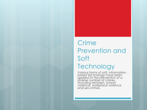 Crime Prevention and Soft Technology new