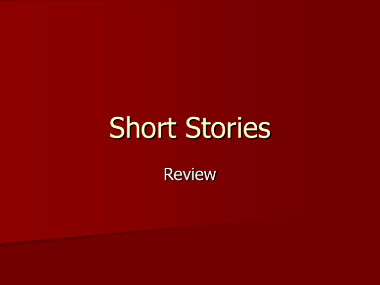 Ppt Short Stories