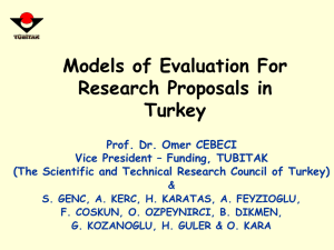 Models of evaluation for research / Omer Cebeci