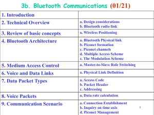 What is Bluetooth? - Network Research Lab