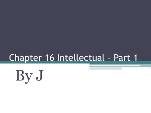 Chapter 16 – Intellectual 4 – 6 – J