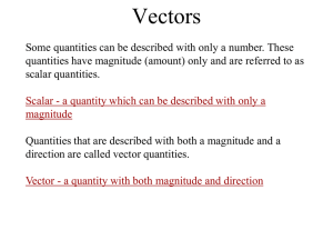 Vector Laboratory Activity