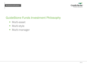 A06 - Multi-diversification - GuideStone Financial Resources