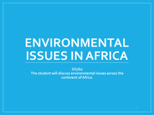 Environmental Issues 2014