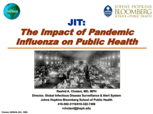 Influenza: An Impending Pandemic