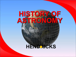 History of Astronomy PPT
