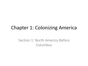 Chapter 1: Colonizing America