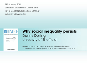 Why social inequality persists