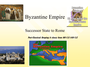 Byzantine Empire - White Plains Public Schools