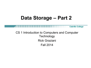Data Storage - Part 2