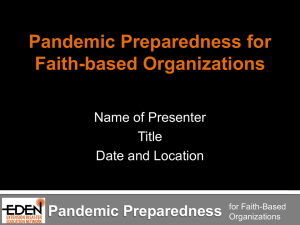 Pandemic Preparedness